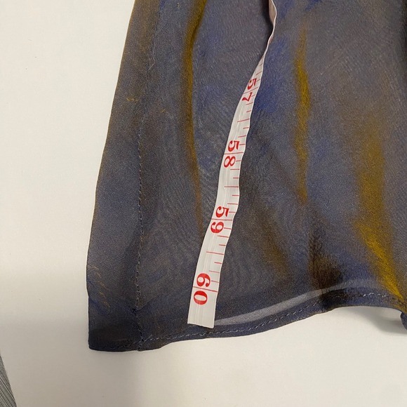 Whimsical Babydoll Halter Neck Silk Formal Dress 4 Fairy Prom Gala Ball Event - Picture 10 of 12